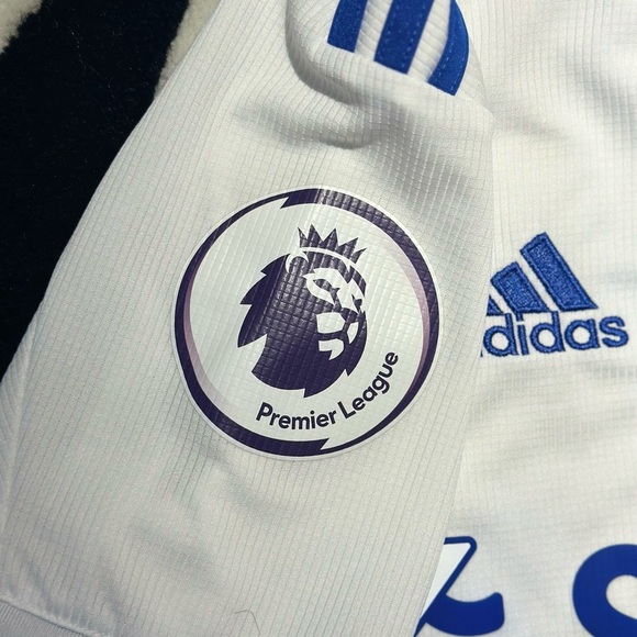 Adidas White and Blue Men's Jersey - Picture 4 of 8